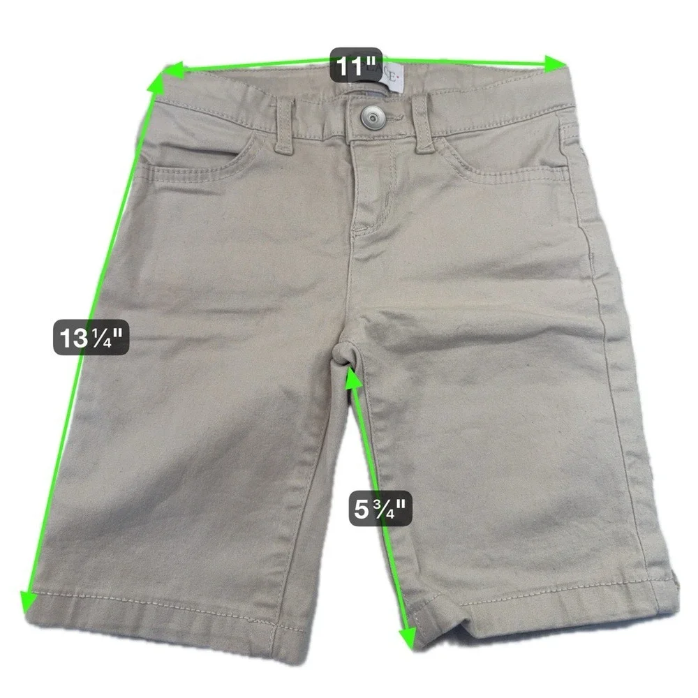 The Children's Place Shorts Size 6 Khaki Beige New Without Tags